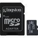 Карта пам'яті microSDHC (UHS-1 U3) Kingston Industrial 8Gb class 10 V30 А1 (adapter SD)