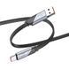 Кабель HOCO U119 USB to Type-C 5A, 1.2m, нейлон, алюминиевые разъемы, Черный