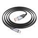 Кабель HOCO U119 USB to Type-C 5A, 1.2m, нейлон, алюминиевые разъемы, Черный