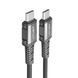 Кабель ACEFAST C1-09 USB-C to USB-C aluminum alloy audio/video transmission full-featured data cable Black