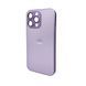 Скляний чохол AG Glass Apple iPhone 15 Pro Max Light Purple
