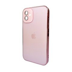 Купити Скляний чохол з MagSafe AG Glass Apple iPhone 12 Pink