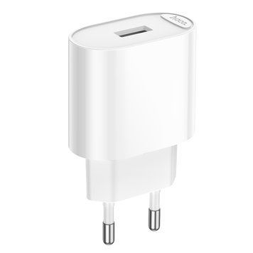 Купити Мережевий зарядний пристрій HOCO C109A(10.5W) Fighter single port charger White