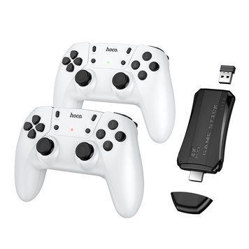 Купити Ігрова приставка + 2 джойстики HOCO GA31 Collection game box+two wireless gamepads set White
