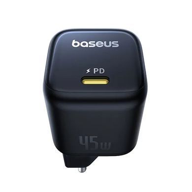 Купити Сетевой зарядник устройство Baseus PicoGo GaN Fast Charger 1C 45W EU Cosmic Black
