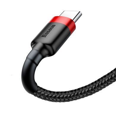 Купити Кабель Baseus Cafule Cable USB For Type-C 3A 2m Red+Black