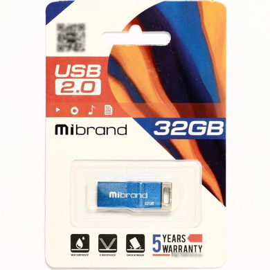 Купити Флеш-накопичувач Mibrand Chameleon USB2.0 32GB Blue