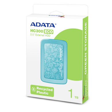 Купити Внешний жесткий диск A-DATA USB 3.2 Gen1 Eco HC300 1TB 2,5" Зеленый