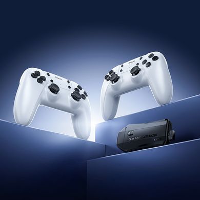 Купити Ігрова приставка + 2 джойстики HOCO GA31 Collection game box+two wireless gamepads set White