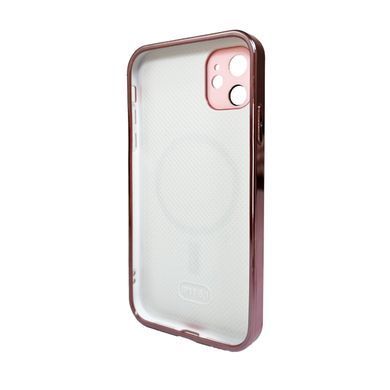 Купити Стеклянный чехол с MagSafe Apple iPhone 12 Pink