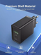 Мережевий зарядний пристрій Vention Two-Port USB(A+C) (18W/20W) Black