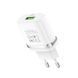 Мережевий зарядний пристрій HOCO C12Q Smart QC3.0 charger 18W White