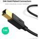 Кабель UGREEN US135 USB 2.0 AM to BM Print Cable 1m (Black)