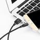 Кабель HOCO X14 USB to Micro 2,4A, 1m, нейлон, алюминиевые разъемы, Черный