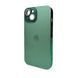 Стеклянный чехол с MagSafe Apple iPhone 14 Cangling Green