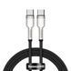 Кабель Baseus Cafule Series Metal Data Cable Type-C to Type-C 100W 1m Black