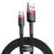 Кабель Baseus Cafule Cable USB For Type-C 3A 2m Red+Black