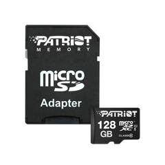 Купити Карта пам'яті Patriot microSDXC LX Series 128GB Class 10 UHS-I R-90MB/s +SD-адаптер