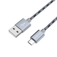 Купити Кабель Borofone BX24 Ring current microUSB USB 2.4 A 1m Silver