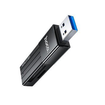 Купити Кардридер HOCO HB20 Mindful 2-in-1card reader(USB3.0) Black