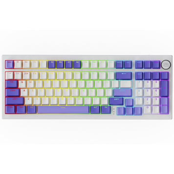 Купити Клавіатура бездротова ігрова Proove Gaming Slicker Special Edition (Ukraine Layout) white/purple (WKSLSE022416)
