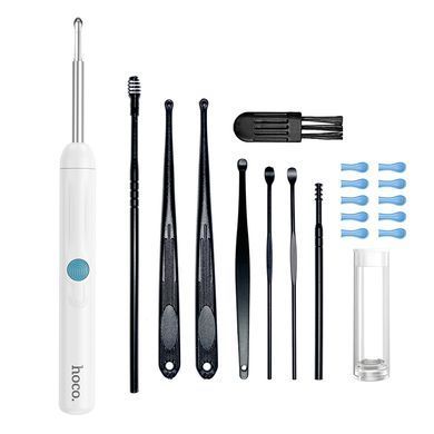 Купити Інструмент для чищення вух з камерою HOCO HP65 130 mAh Ears cleaning tool with camera White