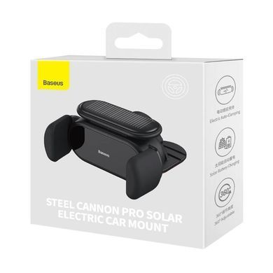 Купити Держатель для мобильного Baseus Steel Cannon pro Solar Electric Car Mount Black