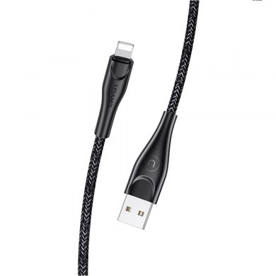 Купити Кабель Usams US-SJ391 U41 Lightning Braided Data and Charging Cable 2A 1m Black