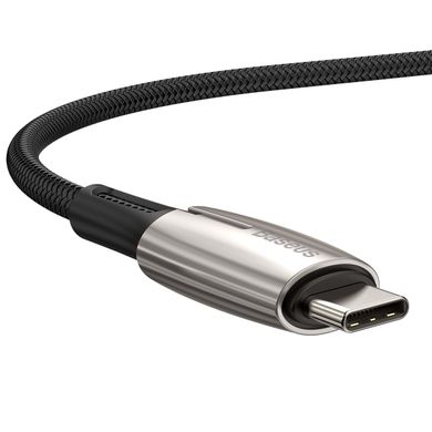 Купити Кабель Baseus Water Drop-shaped Lamp USB Type-C Type-C 3 A 1m Black