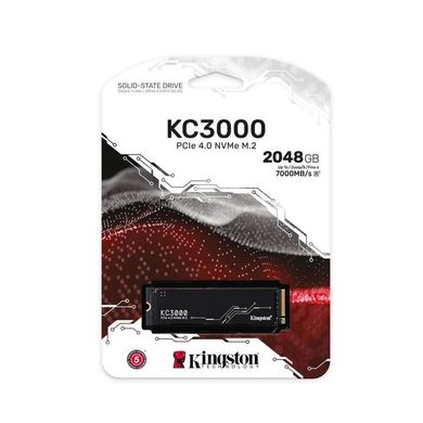 Купити Накопитель SSD Kingston KC3000 2 ТВ 2280 PCIe 4.0 x4 NVMe 3D NAND TLC