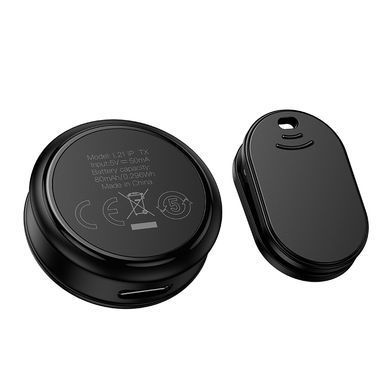 Купити Бездротова мікрофонна система HOCO L21 Charm magnetic (Lightning) Black