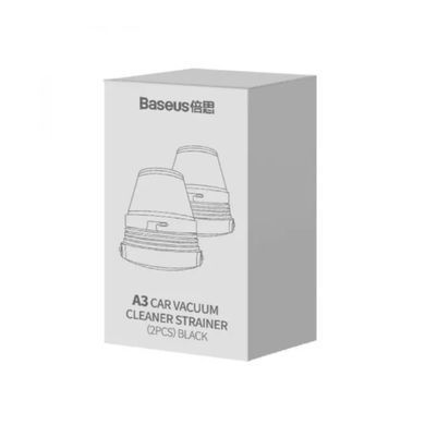 Купити Фільтр для пилососа Baseus A3 Car vacuum Cleaner strainer（2PCS）Black