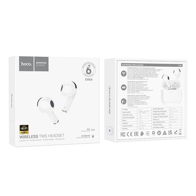 Купити Беспроводные наушники Hoco EW64 Bluetooth 5.3 White