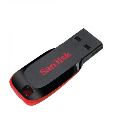 Купити Флеш-накопитель SanDisk Cruzer Blade USB2.0 64GB Black-Red