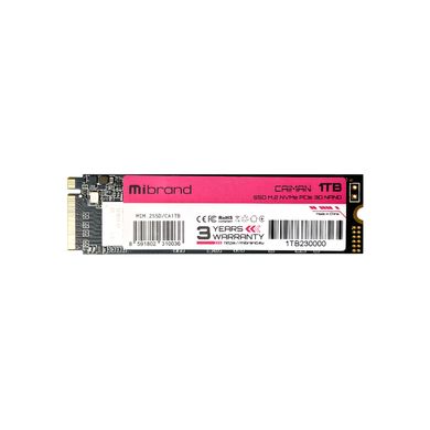 Купити Накопичувач SSD Mibrand Caiman 1 ТВ M.2 2280 PCI Express 3.0 x4 3D NAND