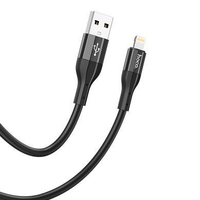 Купити Кабель HOCO X72 Creator silicone charging data cable for iP Black