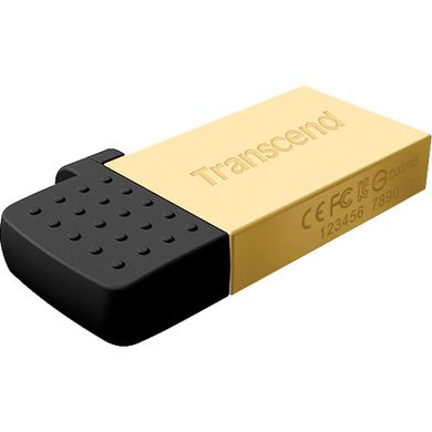 Купити Флеш-накопичувач Transcend USB2.0/microUSB JetFlash 380 16GB OTG Gold