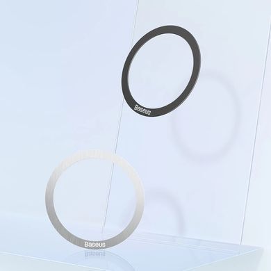 Купити Пластина для магнітного тримача Baseus Halo Series Magnetic Metal Ring（2pcs/pack）Silver