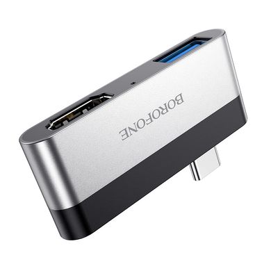 Купити USB-хаб Borofone DH2 Type-C to HDMI+USB3.0