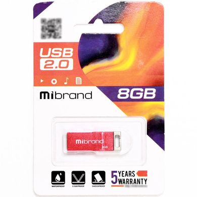 Купити Флеш-накопичувач Mibrand Chameleon USB2.0 8GB Red