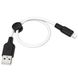 Кабель Hoco X21 USB Lightning 2.4 A 0,25 m Black-White