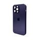 Стеклянный чехол Apple iPhone 15 Pro Max Deep Purple