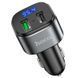 АЗП с FM-модулятором HOCO E67 Fighter QC3.0 18W car BT FM transmitter Black