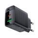 Сетевой зарядное устройство ACEFAST A78 PD20W GaN (USB-A+USB-C) charger Black