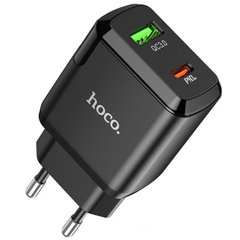 Купити Сетевое зарядное устройство Hoco N5 Favor Black