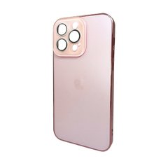 Купити Стеклянный чехол с MagSafe Apple iPhone 14 Pro Pink