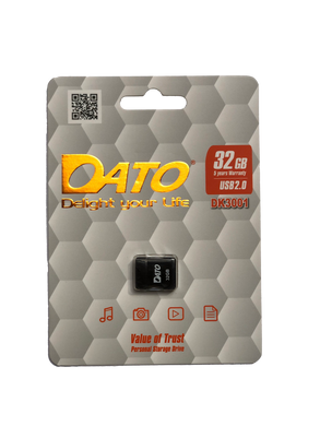 Купити Флеш-накопичувач DATO USB2.0 DК3001 32GB Black