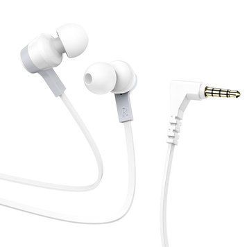 Купити Навушники HOCO M86 Oceanic universal earphones with mic White