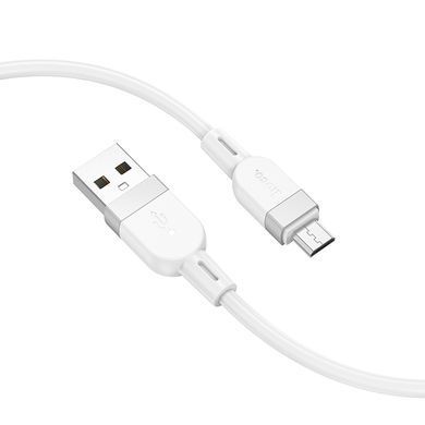 Купити Кабель HOCO X109 Energy silicone charging data cable Micro(L=1M) White