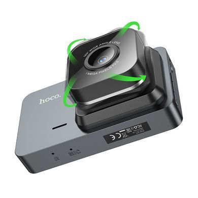 Купити Видеорегистратор HOCO DV9 3-inch screen driving recorder (720P) Metal Gray